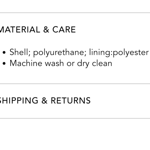 NWOT AQUA FAUX LEATHER PUFF SLEEVE JACKET BLOOMINGDALE EXCLUSIVE SZ LARGE - Picture 5 of 11